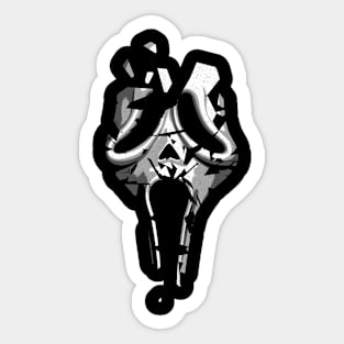 Ghost Face Sticker